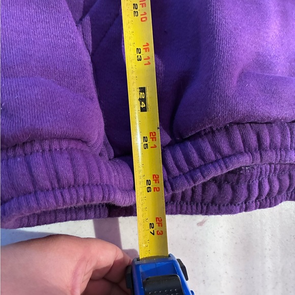 Vintage 90’s Purple San Francisco Graphic Hoodie XL - Picture 9 of 12